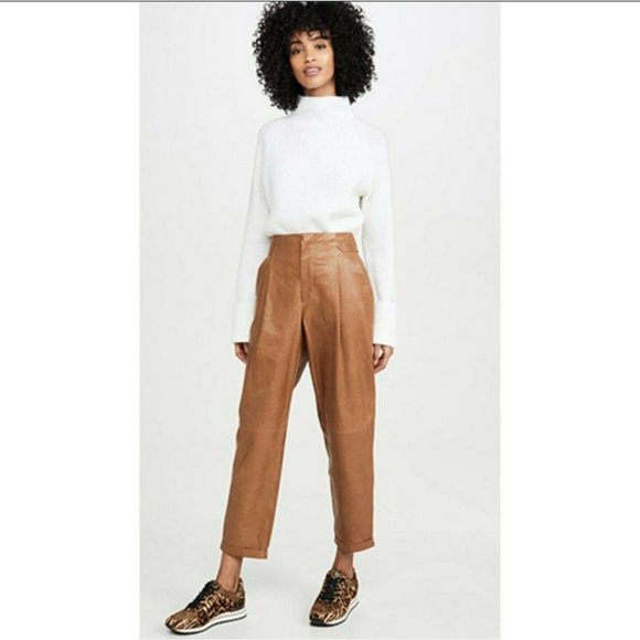 Vince SZ M Rolled Cuff Mock Neck Pullover Sweater - Picture 11 of 11